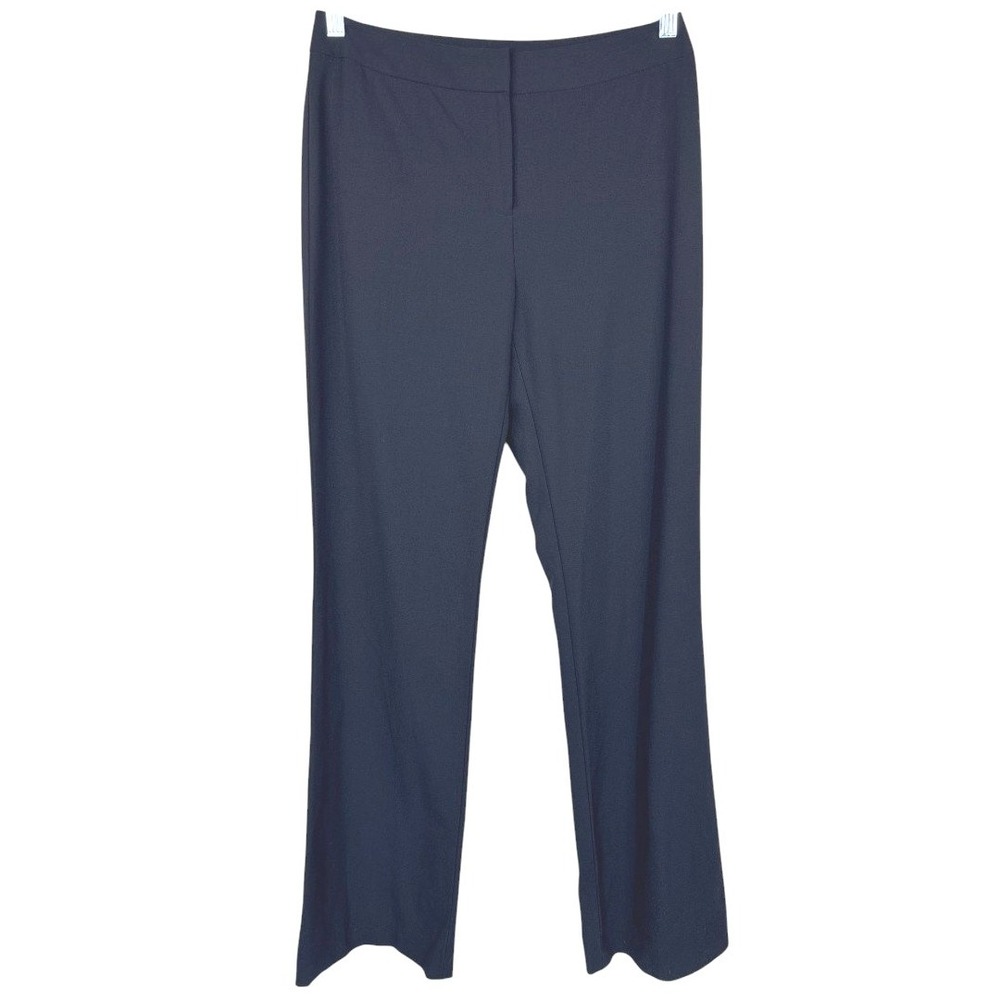 Lafayette 148 New York Wool Blend Black Dress Pants Career Trousers Size 4
